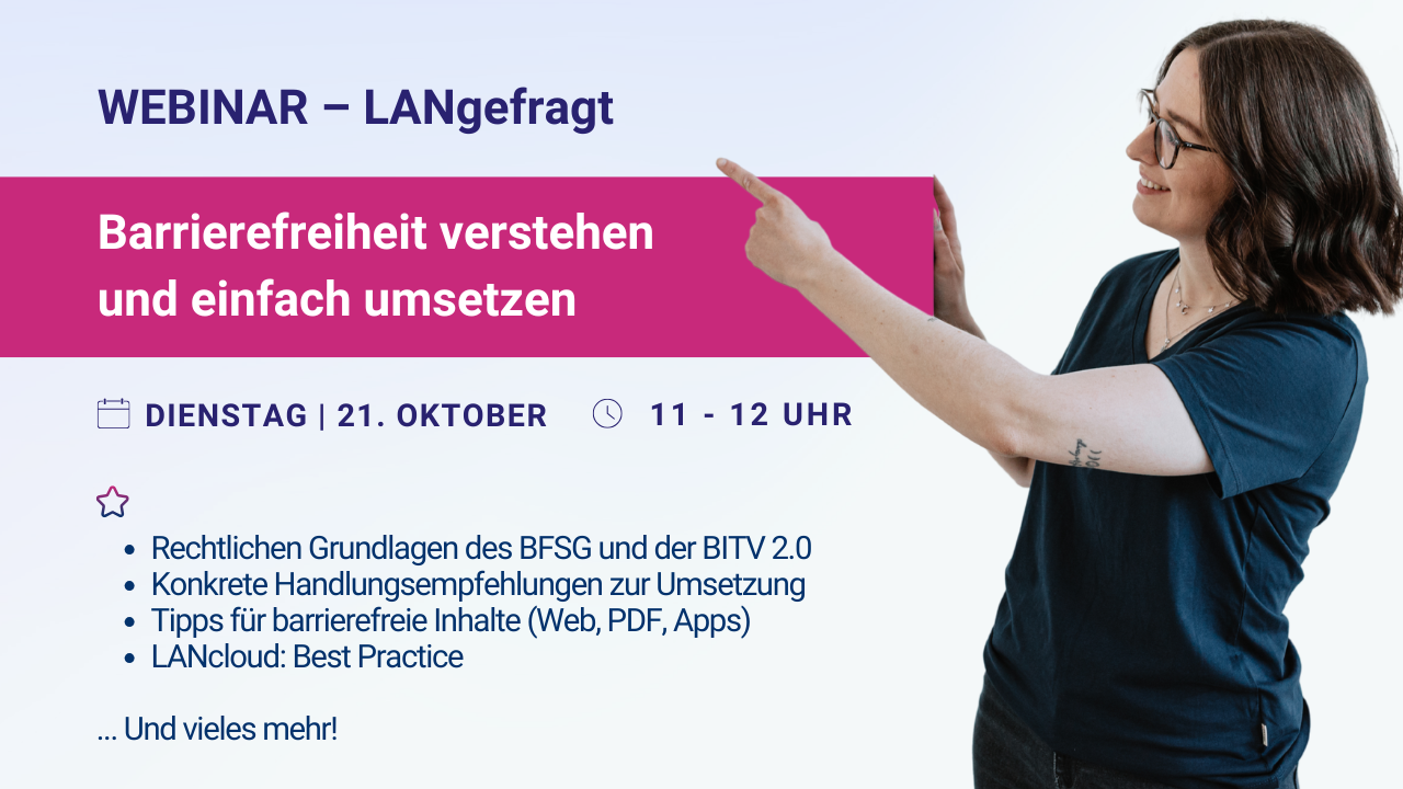 Barrierefreiheit in der Praxis - LANgefragt